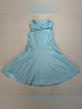 Under Armour Girls Light Blue Performance Polo Skater Dress